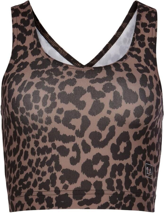 Active by Lascana Functioneel shirt met luipaardmotief en brede schouderbandjes - Foto 2