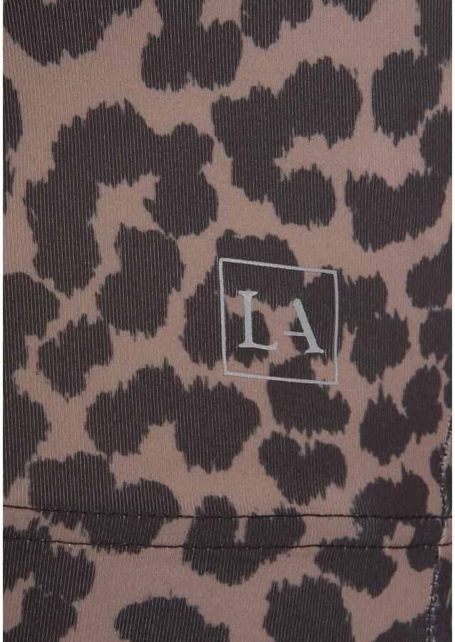 Active by Lascana Functioneel shirt met luipaardmotief en brede schouderbandjes - Foto 4