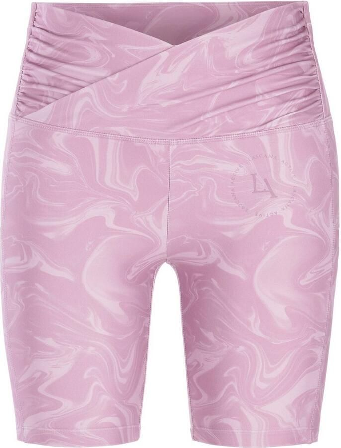 Active by Lascana Functionele broek -Sportbroek met allover print en kleine ritszak