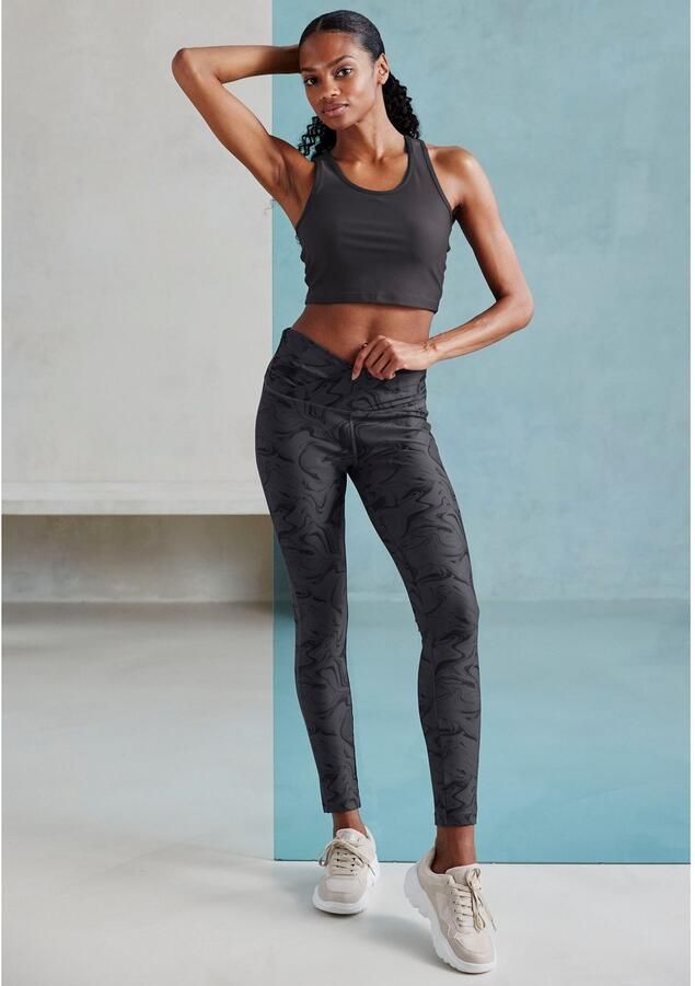 Active by Lascana Functionele legging -Sportleggings met allover print - Foto 3