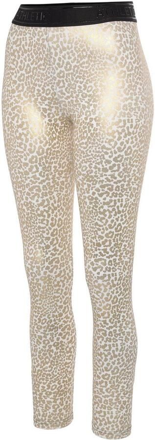 Active by Lascana Functionele legging -Sportleggings met glanzend leeuwprint en 3D-tekst op de tailleband - Foto 6