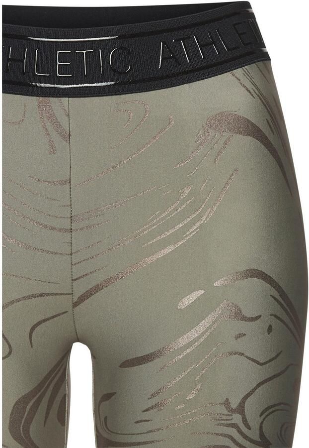 Active by Lascana Functionele legging Sportleggings met glanzende print en 3D-tekst - Foto 5