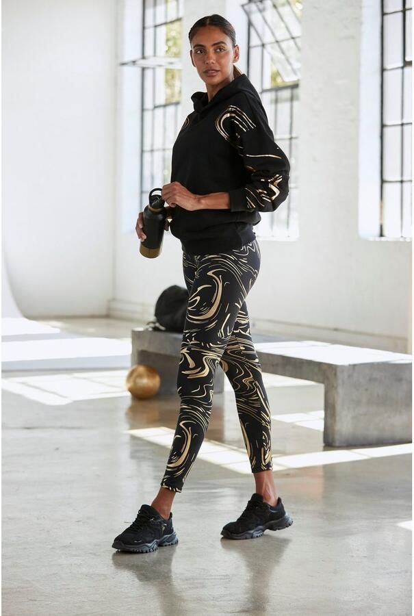 Active by Lascana Hoodie met glanzende print - Foto 7