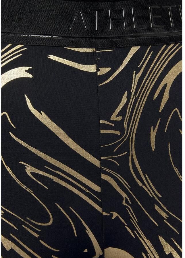 Active by Lascana Functionele short FIETSBROEKJE met glanzende 3d-opdruk in de taille - Foto 4