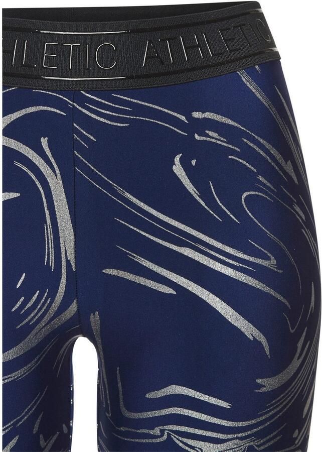 Active by Lascana Functionele short FIETSBROEKJE met glanzende 3d-opdruk in de taille - Foto 2