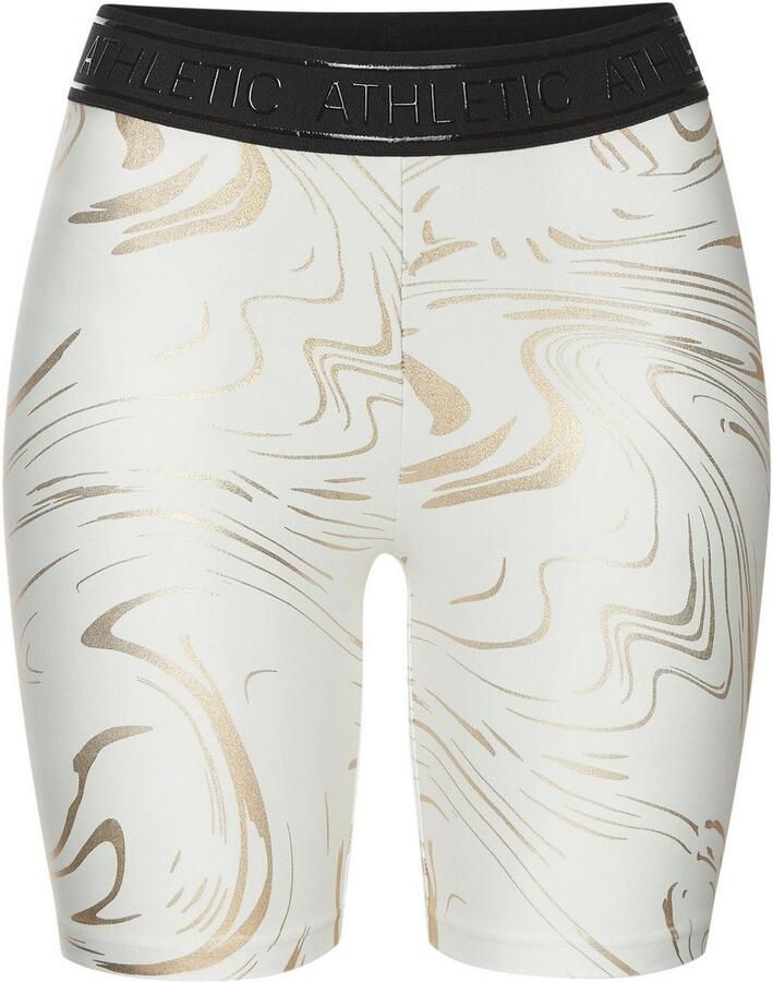 Active by Lascana Functionele short FIETSBROEKJE met glanzende 3d-opdruk in de taille - Foto 8