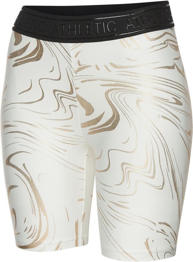 Active by Lascana Functionele short FIETSBROEKJE met glanzende 3d-opdruk in de taille