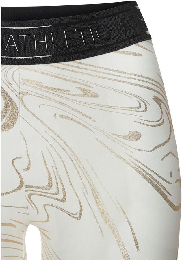 Active by Lascana Functionele short FIETSBROEKJE met glanzende 3d-opdruk in de taille - Foto 6