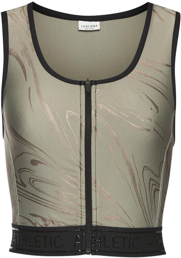 Active by Lascana Functionele top Glanzende 3D-tekst op de tailleband - Foto 7