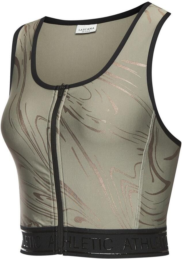 Active by Lascana Functionele top Glanzende 3D-tekst op de tailleband - Foto 6