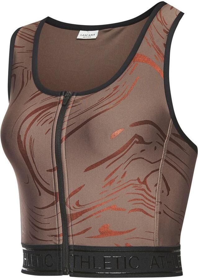 Active by Lascana Functionele top Glanzende 3D-tekst op de tailleband - Foto 6