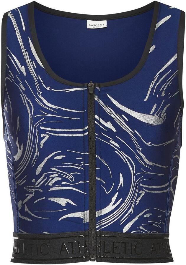 Active by Lascana Functionele top Glanzende 3D-tekst op de tailleband - Foto 7