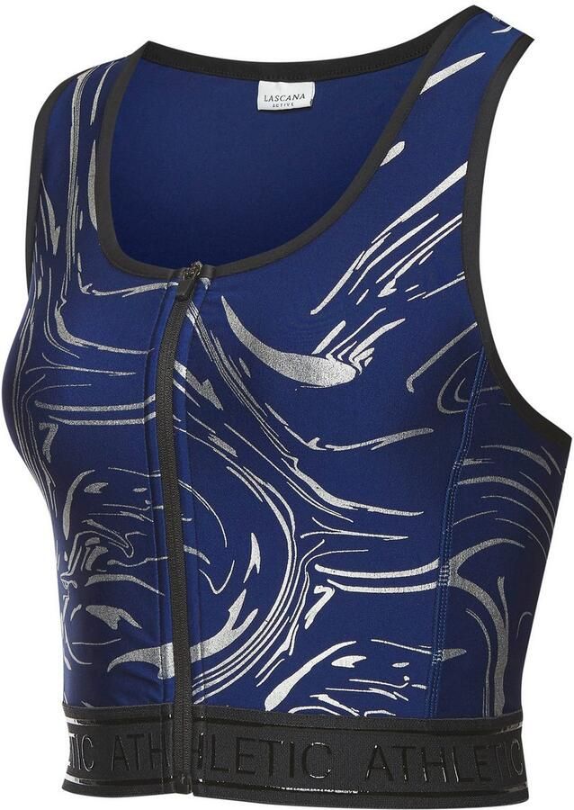 Active by Lascana Functionele top Glanzende 3D-tekst op de tailleband - Foto 3