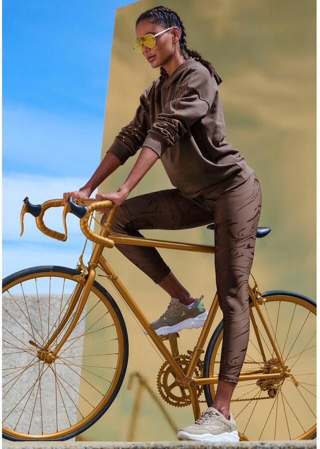 Active by Lascana Hoodie met glanzende print - Foto 5