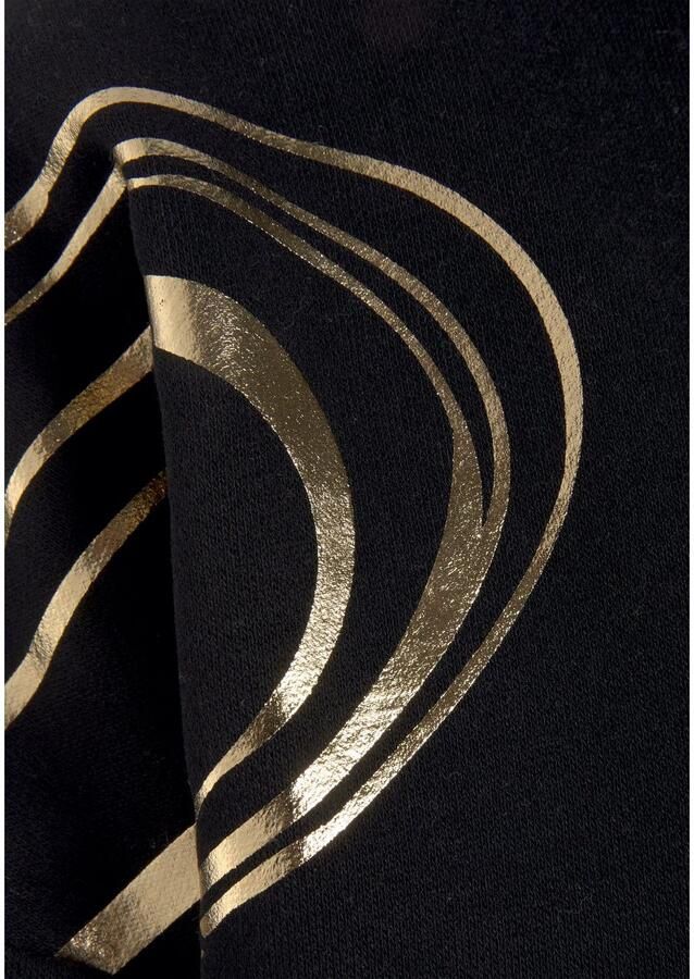 Active by Lascana Hoodie met glanzende print - Foto 4