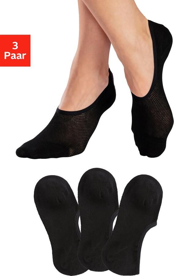 Active by Lascana Kousenvoetjes met piqué structuur (set 3 paar) - Foto 6