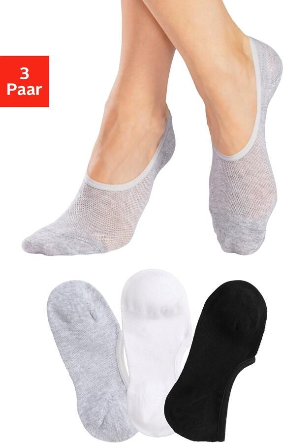 Active by Lascana Kousenvoetjes met piqué structuur (set 3 paar) - Foto 9
