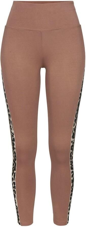 Active by Lascana Legging Inzetten met leopardenpatroon aan de benen - Foto 4