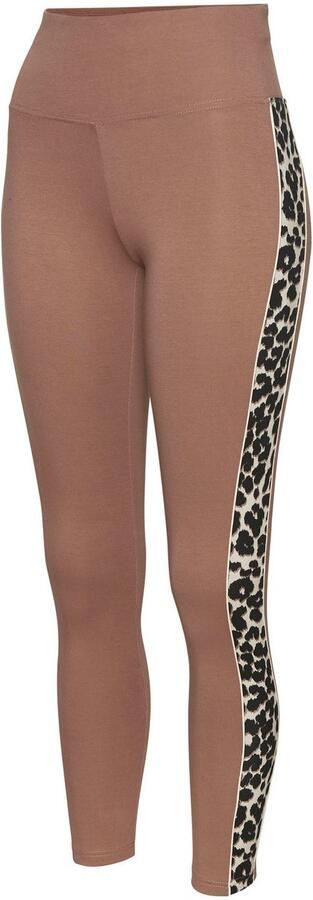 Active by Lascana Legging Inzetten met leopardenpatroon aan de benen - Foto 5