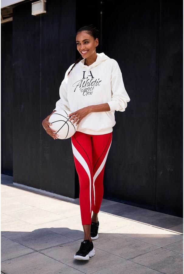 Active by Lascana Legging Logo-badge en ritszak op de achterkant - Foto 4