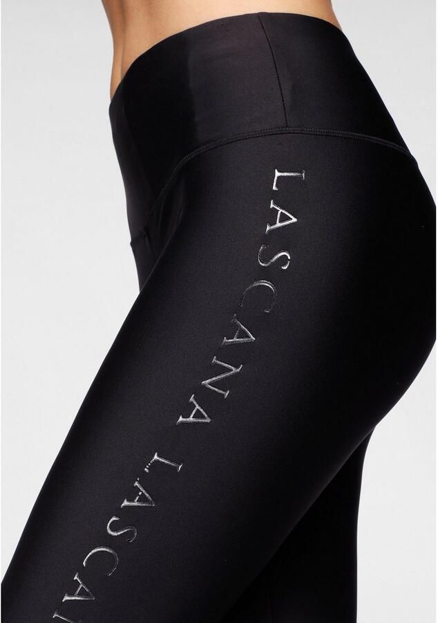 Active by Lascana Legging met glanzend logo-opschrift - Foto 2
