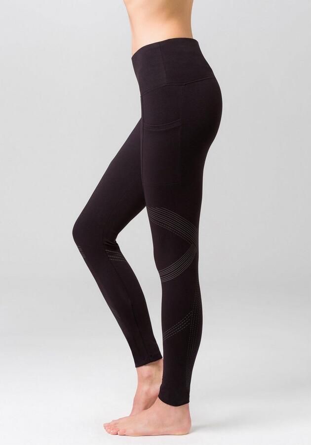 Active by Lascana Legging met optische reflectie-print en telefoontas loungewear - Foto 6