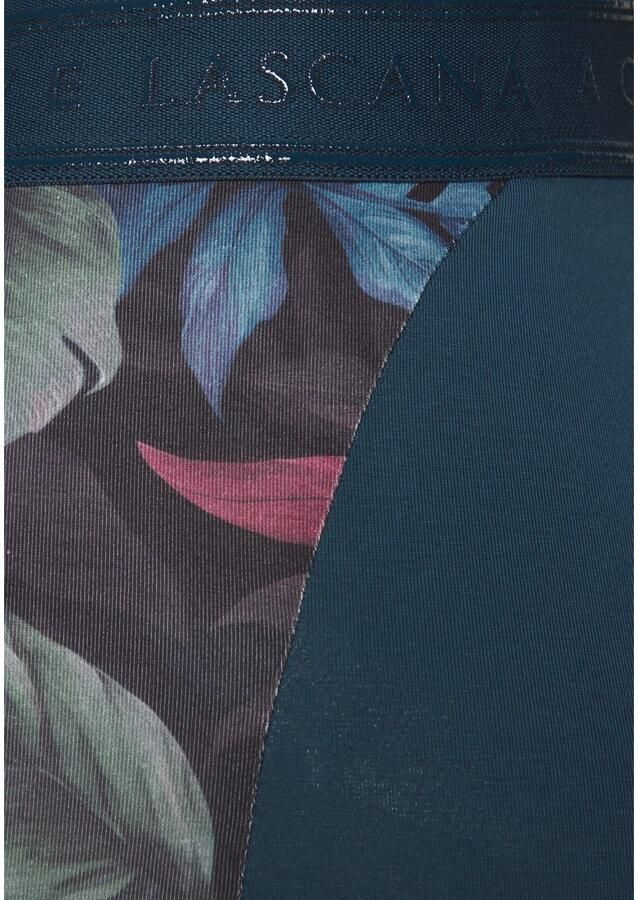 Active by Lascana Legging met zij-florale inzetten - Foto 4