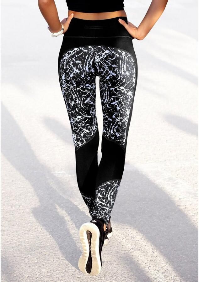 Active by Lascana Legging Splash Sportbroek met allover patroon - Foto 3