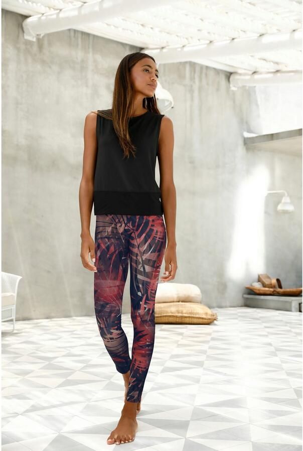 Active by Lascana Legging Tropical met abstracte palmprint loungewear - Foto 2
