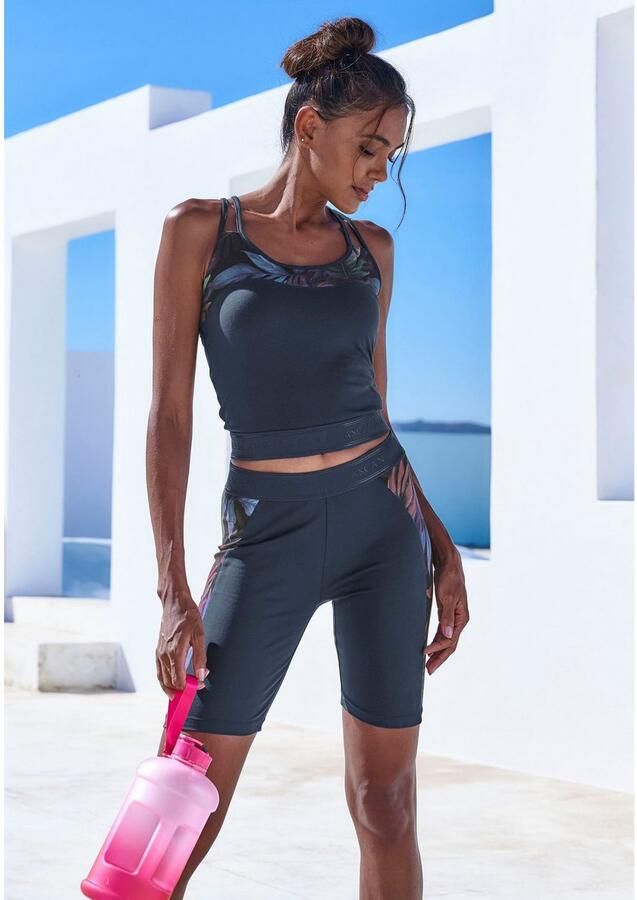 Active by Lascana Short met florale inzetten - Foto 5