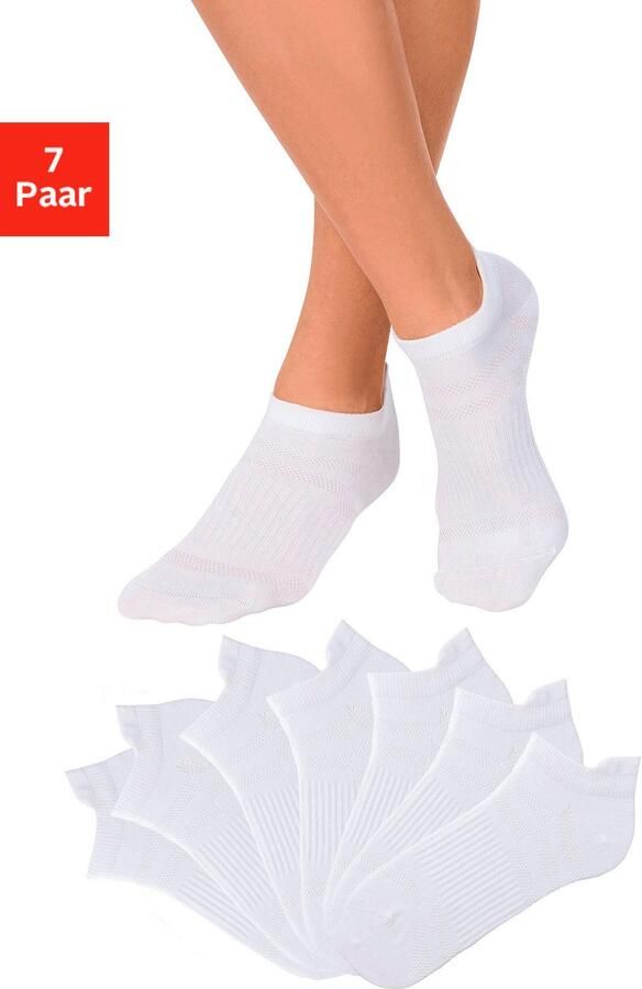 Active by Lascana Sneakersokken in piqué-look (set 7 paar) - Foto 6