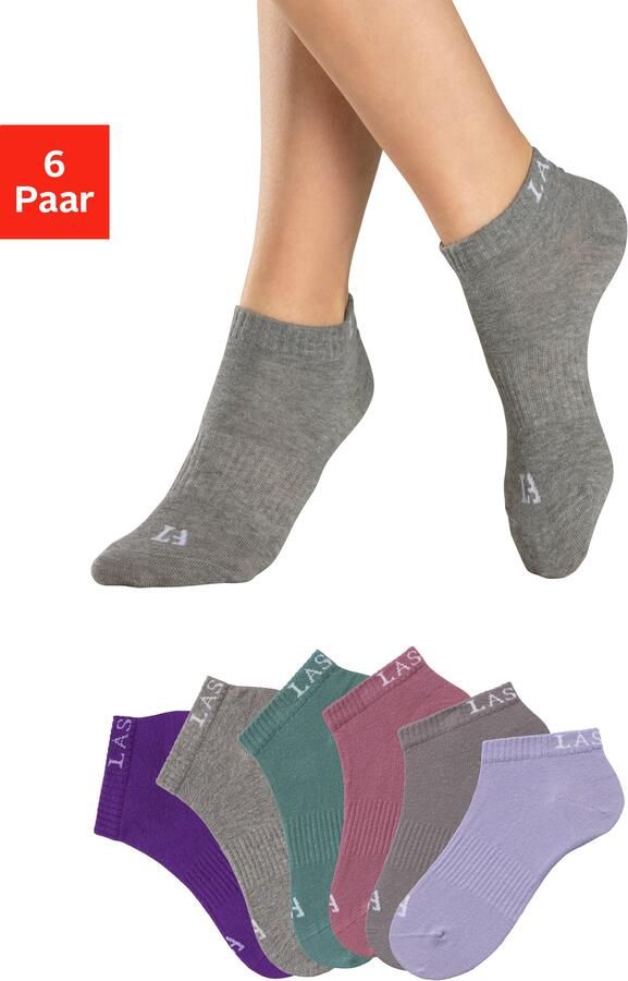 Active by Lascana Sneakersokken met ingebreid merklogo (set 6 paar) - Foto 12