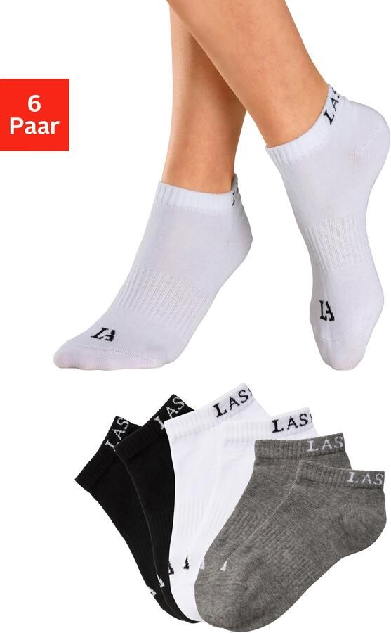 Active by Lascana Sneakersokken met ingebreid merklogo (set 6 paar) - Foto 10