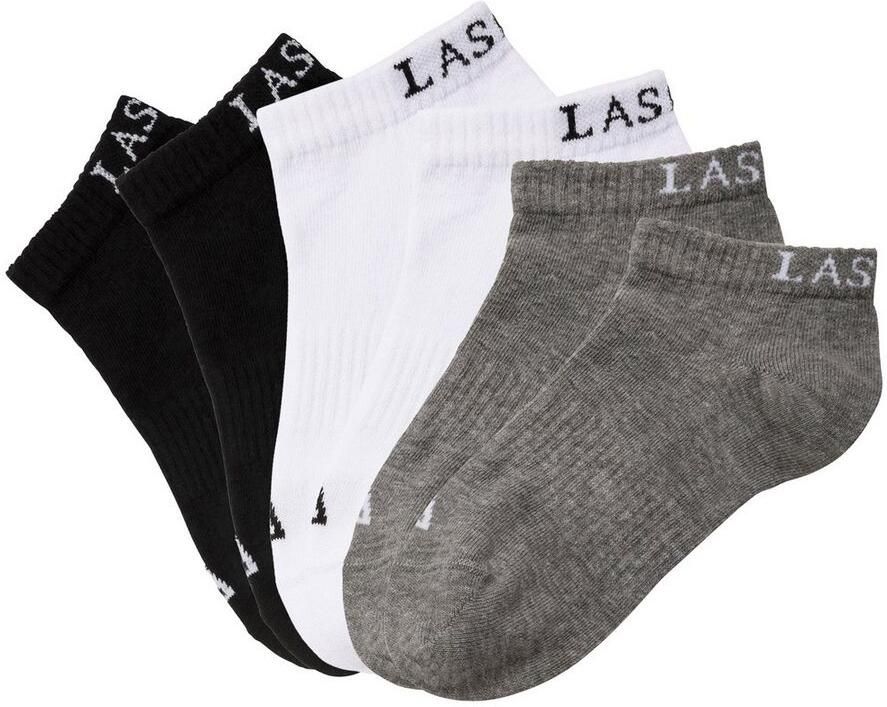 Active by Lascana Sneakersokken met ingebreid merklogo (set 6 paar)