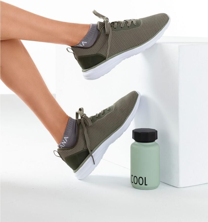 Active by Lascana Sneakersokken met ingebreid merklogo (set 6 paar)