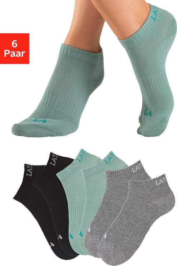 Active by Lascana Sneakersokken met ingebreid merklogo (set 6 paar) - Foto 9
