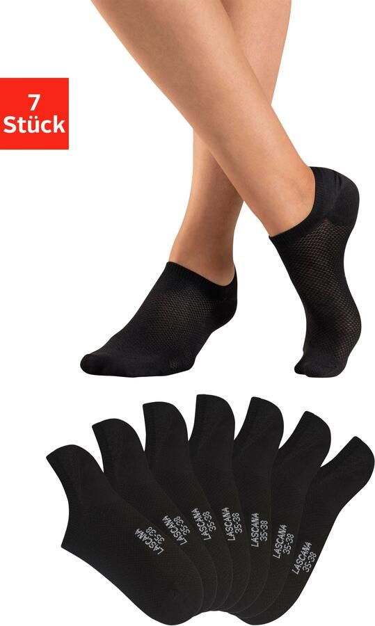 Active by Lascana Sneakersokken met piquéstructuur (set 7 paar) - Foto 6