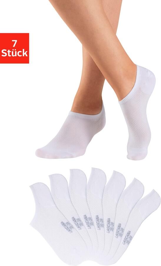 Active by Lascana Sneakersokken met piquéstructuur (set 7 paar) - Foto 6