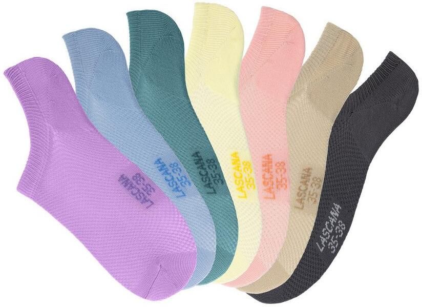 Active by Lascana Sneakersokken met piquéstructuur (set 7 paar) - Foto 5