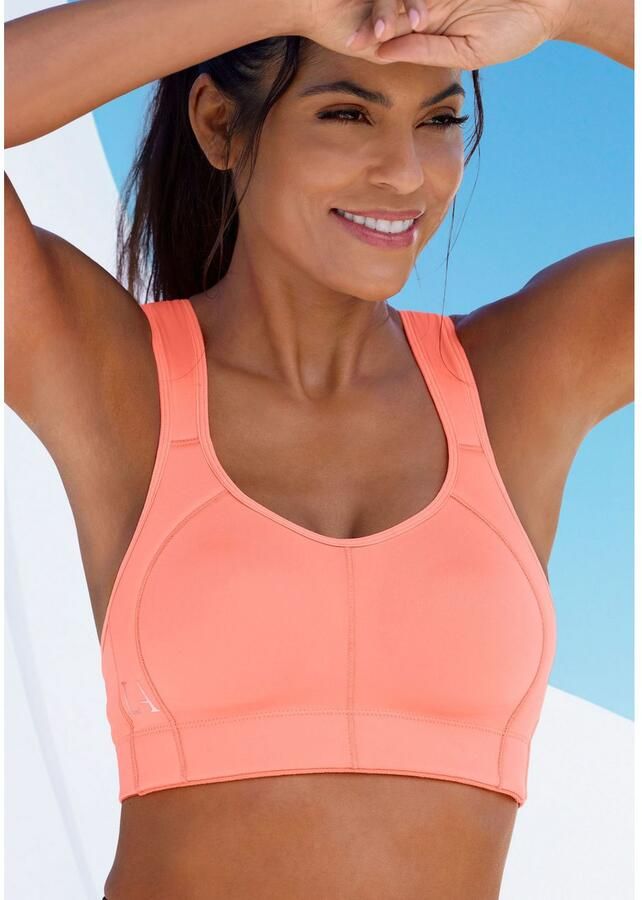 Active by Lascana Sport-bh met zachte frotté-voering en brede gewatteerde bandjes