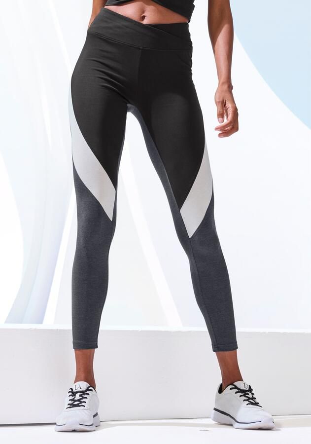 Active by Lascana Sportbroek Sportlegging in colourblocking design - Foto 3