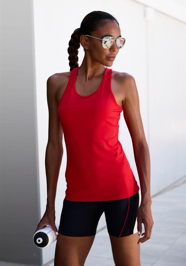 Active by Lascana Sporttop met racerback en logo-badge - Foto 4
