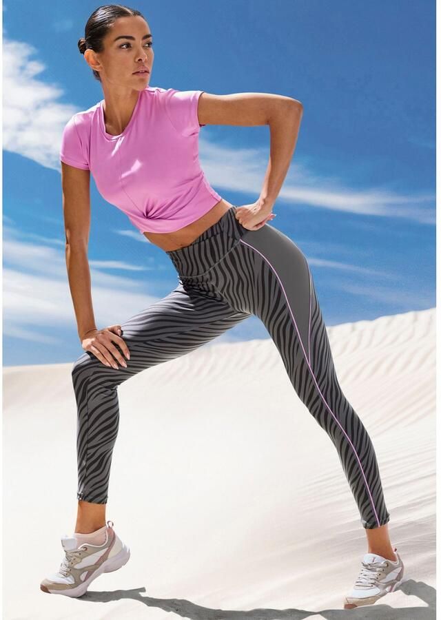 Active by Lascana T-shirt -Sportshirt in wikkellook - Foto 3