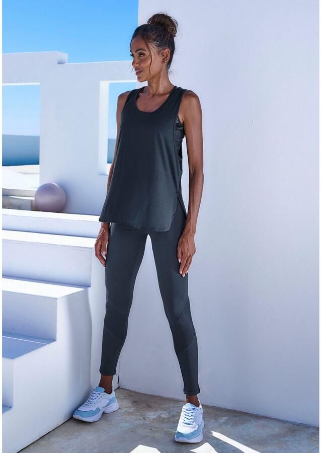 Active by Lascana Tanktop Sporttop met mesh inzet en racerback - Foto 2