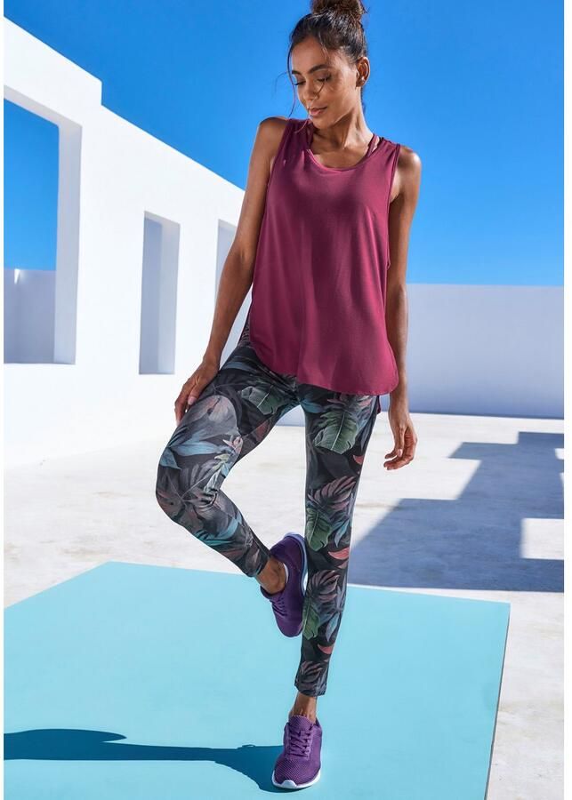 Active by Lascana Legging met bloemenprint