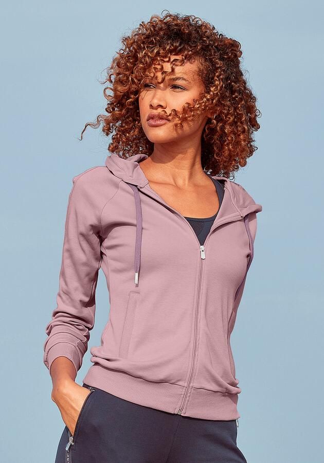 Active by Lascana Trainingsjack met logotape aan de mouwen - Foto 9