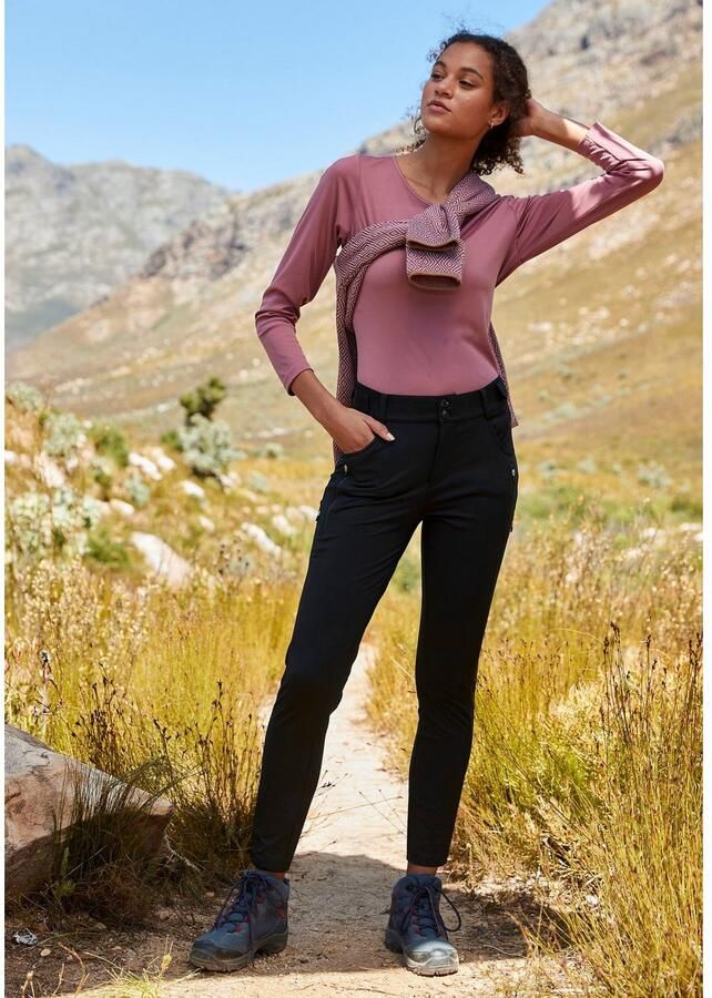 Active by Lascana Trekkingbroek Slim fit zacht geruwde binnenkant - Foto 2