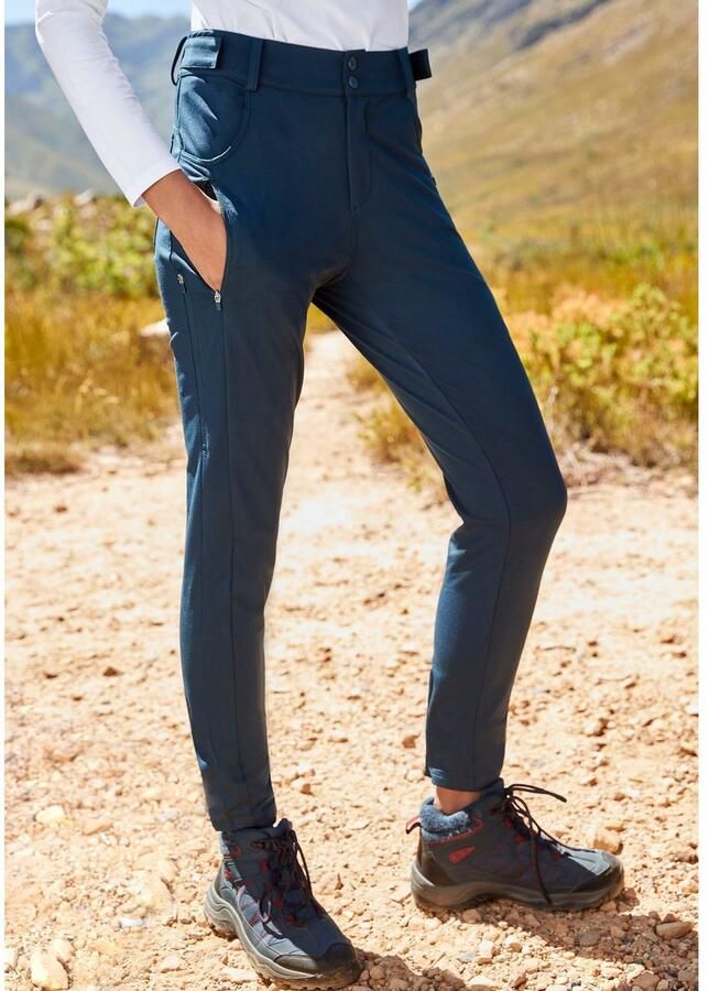 Active by Lascana Trekkingbroek Slim fit zacht geruwde binnenkant