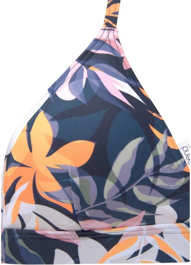 Active by Lascana Triangel-bikinitop WAVE met kleurrijke bladeren bedrukt - Foto 3