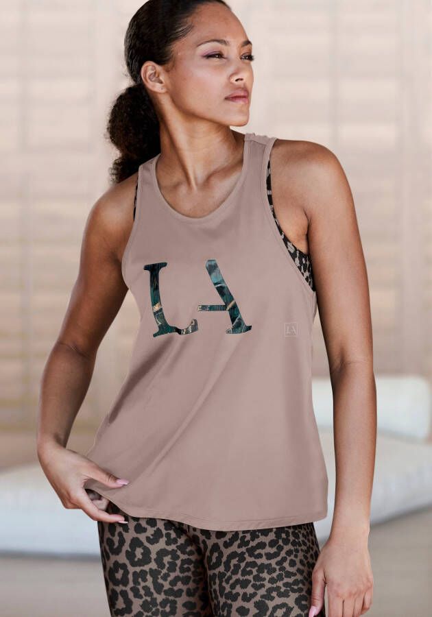 Active by Lascana Functioneel shirt met cut-out achter